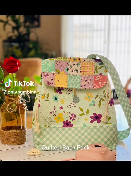 Quilted Backpack: A TikTok Quilting Tutorial