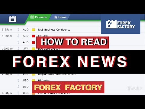 Forex Factory news for beginners | How to read news in Forex Factory