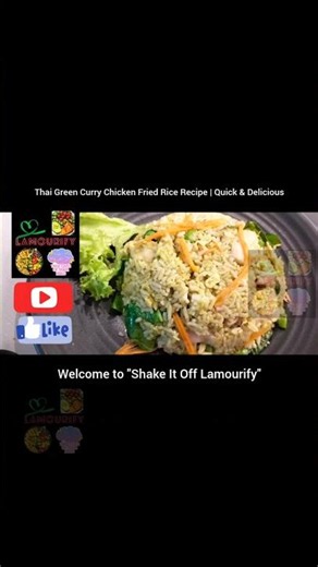 Easy Green Curry Chicken Fried Rice | Creamy Thai-Inspired Dinner Recipe