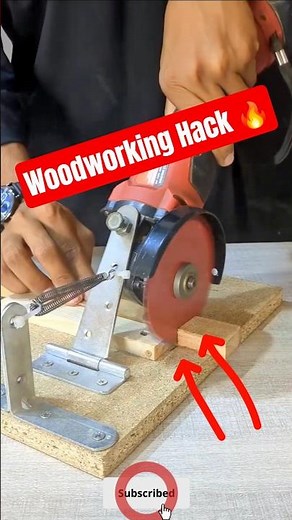 How to Make a Mini Cutting Machine for Wood | Easy DIY Tool #shorts