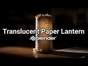 How to Make Translucent Paper Material | Blender Arch - Viz Series