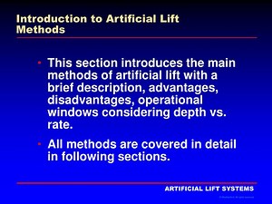 Introduction to Artificial Lift Methods - SlideServe