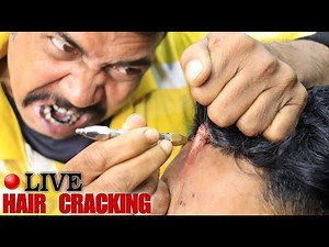 Unlimited Hair Cracking Compilation by Asim Barber | Head Massage & Neck Cracking | Live ASMR