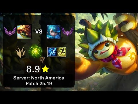 Rammus Jungle vs Gwen - NA Master - Patch 25.19
