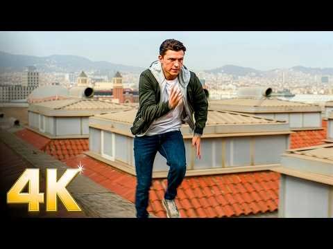 Nathan Drake Sprints Across Rooftops in Barcelona Chase | Uncharted | CLIP ⚡ 4K