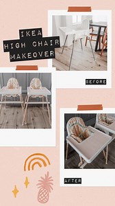 Easy IKEA Highchair DIY   FREE Support Pillow Cover Pattern - Kelsey Bang