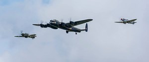 Some great shots of the BBMF in action earlier today at RAF Scampton's first airshow. Thanks to Pete Cresswell. | Lincolnshire's Lancaster Association