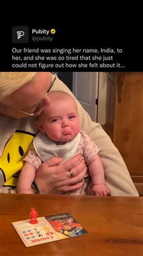 Pubity on Instagram: " Babies are surprisingly expressive from an early age, often using their faces to communicate long before they can speak. In the first few weeks of life, newborns will instinctively mimic some expressions, especially from people they see often. A raised eyebrow, a furrowed brow, or a wide-eyed stare can all signal curiosity, discomfort, or excitement. These early expressions are part of how babies begin to make sense of the world around them and how they start to c