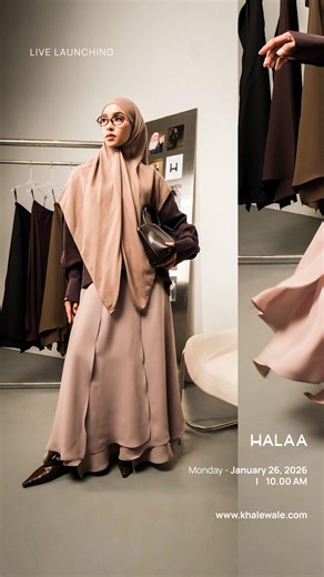 KHALEWALE on Instagram: "LIVE : LAUNCHING HALAA SKIRT in collaboration with @fitawww It’s finally here! The Halaa Skirt is launching and now available to order through our website & WhatsApp. Curious about the size chart? Check out @khalewalekatalog 🤗 Happy shopping 🛒 #halaaxfitawww"