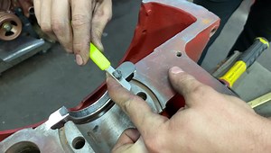 691K views · 1.7K reactions | There’s a technique to installing the rear main rope seal. Tap it well into the groove and be sure to cut it a little proud of the pan rail using the piece of gasket supplied as a guide. Do not cut it flush to the pan rail, it needs a little compression. | H&H Flatheads | Facebook