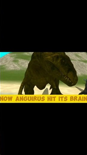 Now anguirus hit its brain in The last giga #dinosaur #jurassicworld #jurassicworlddominion
