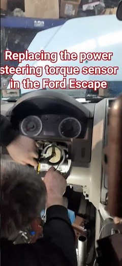 Ford Escape replacing the power steering torque sensor