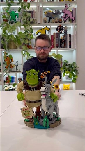 Accidentally in love with the new Shrek set 😀 #lego #72423 #shrek #legoshrek #pussinboots #reviews