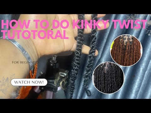 Easy Kinky Twist Tutorial for Beginners | Step-by-Step Protective Style (No Stress!)