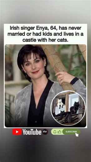 🏰 Enya, 64, lives in a castle with her cats—never married, no kids.#fyp #shorts