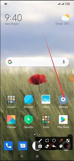 Setting & SIM toolkit app version check on Xiaomi