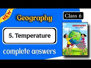 6th geography chapter 5 exercise - temperature class 6 geography question answer - 6th sst mh board