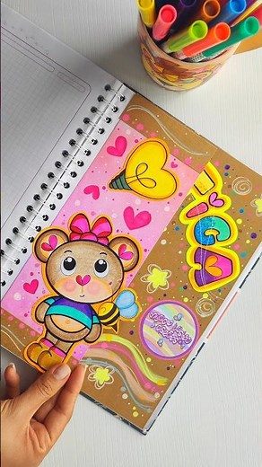 ✏️🩵CÓMO MARCAR CUADERNOS✏️📚😍 #dibujos #dibujoscreativos #lettering #drawing #art
