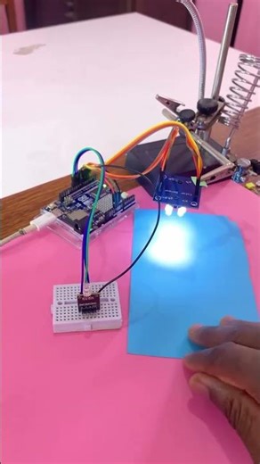 DIY RGB Light control using TCS3200 Colour sensor and Arduino#arduino #arduinoide #viral #viralvideo