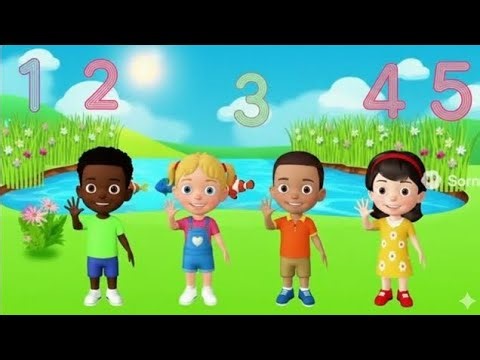 🎶 12345 Number Song for Kids | Fun Counting Rhyme | Learn Numbers 1 to 10 | Nursery Rhyme