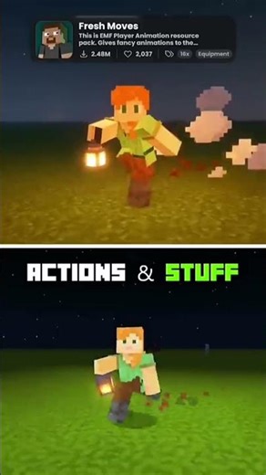 minecraft animation mod