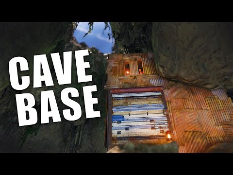 i built a cave base...