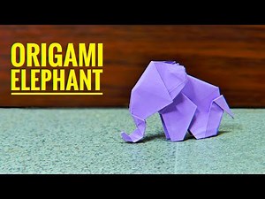 Origami Elephant | Origami Animals | Origami tutorial | Paper craft
