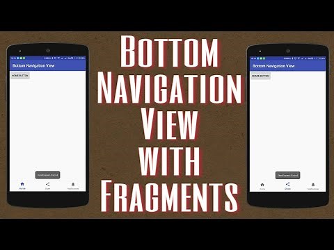 How to implement Bottom navigation view with fragments Android Studio (without plugin)