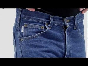 Carhartt Men's Relaxed Fit Jean -Straight Leg -Flannel Lined