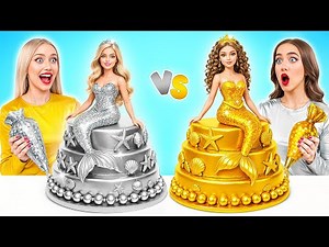 Cake Decorating Challenge | Gold vs Silver by Multi DO Girls
