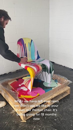 Would you have this chair in your home? #resin #chair