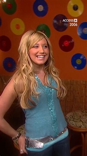 #HighSchoolMusical turns 20 this year ❤️ #AshleyTisdale caught up with Access Hollywood back in 2006 and reflected on the recognition she received following the success of the beloved Disney film. | Access