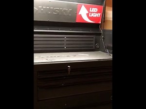 REVIEW!! ON THE HUSKY INDUSTRIAL 52” TOOL CHEST WITH POWER, LED LIGHT, ROLLING DRAWERS AND MORE!!