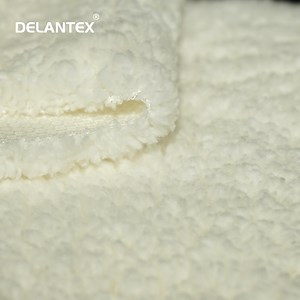 [Hot Item] Best Quality 100% Recycled Sherpa Fleece Fabric Tela Sherpa Fabric Polyester Fur Fleece Fabric Wholesale