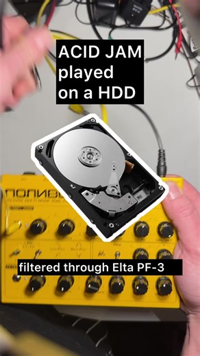 Exploring HDD Sounds Through Polivoks Filter