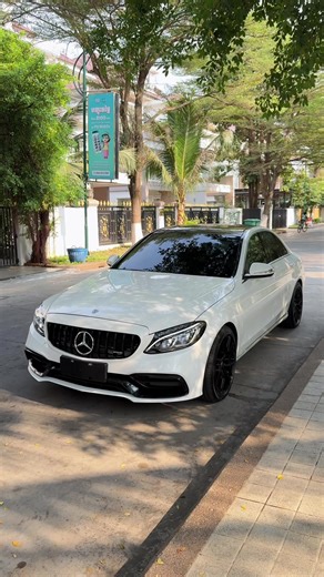Mercedes C300 up AMG កាងមុខC63 គុជភ្លោះ🤍💥#mercedesc300amg #mplpremiumcar #hy9999auto