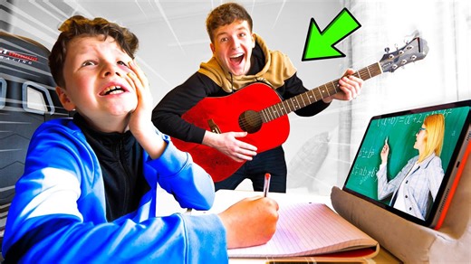 Interrupting Homeschooling Turns Into a Priceless Prank