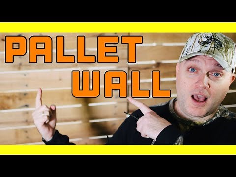 Pallet Wood Projects - How to make a Pallet Wall