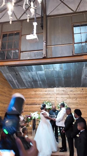 Introducing the Newly Weds.. You may kiss your Bride!! #fypviralシ #DJIPocket3 #fypシ #weddingreels #tristanstuartvisuals #wedding #bride #groom #fblifestyle #repost # | Tristan Stuart Visuals