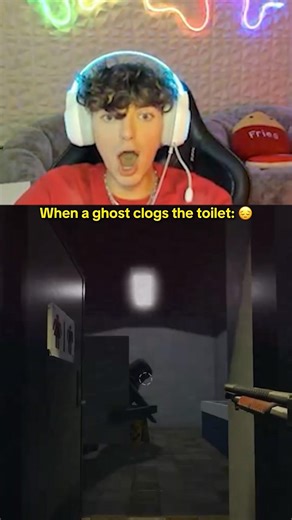 Ghost haunting the toilet: