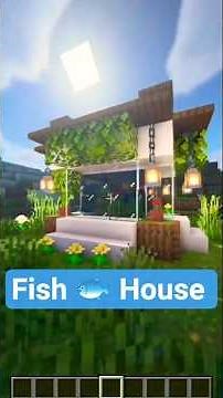 Cozy FISH House in Minecraft 🐟 | Cute Survival Build!