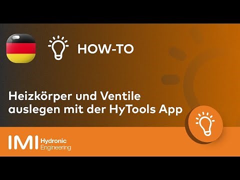 HyTools App: Einfache Ventil- und Heizkörperauslegung