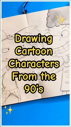 Drawing Cartoon Characters From The 90s | Hey Arnold and Gerald #artshorts #drawing #nickelodeon