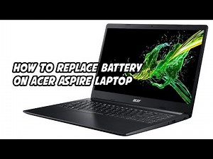 How To Change Battery On Acer Aspire Laptop | Laptop Repair