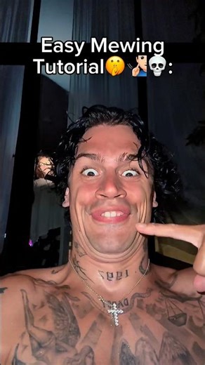 Easy Mewing Tutorial🤫🧏🏻‍♂️💀#tutorial #mewing #easy #stepbystep #tips #shelove