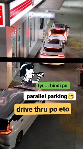 Drive thru po eto, hindi parallel parking🤗 #theurbanking #experts #selfconfidence #professional #Parking #support #Expert #rider #driving #art #drivesafe #drivethru | The Urban King
