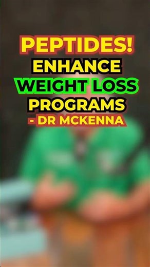Weight Loss Program with PEPTIDES 💊 #DrMckenna