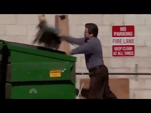 Guy throws computer in the trash meme