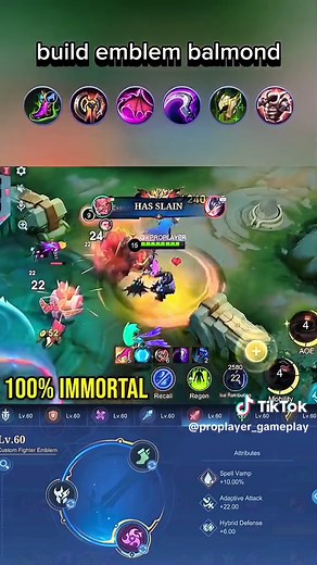 Build Balmond Mobile Legends: EMBLEM HYPER BUILD Guide