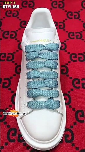 2 Most Popular Ways to Tie Your Shoelaces! 👟🔥 #shoelaces #fashionhacks #sneakerhead
